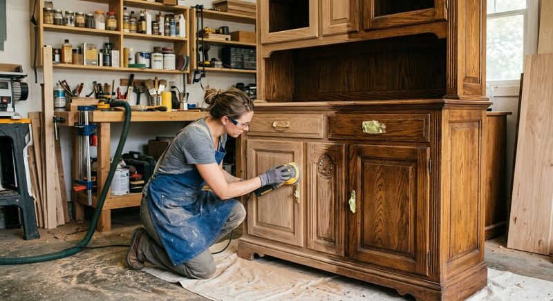 Wood Cabinet Refinishing in Bloomington, IN